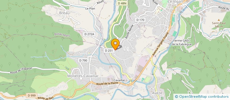 localisation de l'entreprise ELIEMY  AVEZE