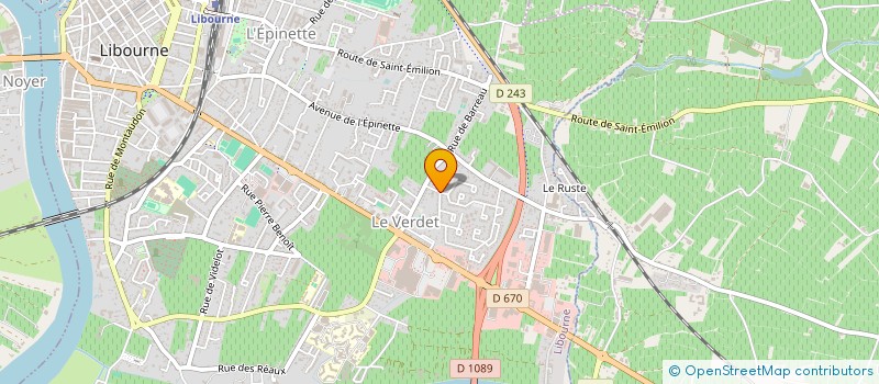 localisation de l'entreprise ELIES à LIBOURNE
