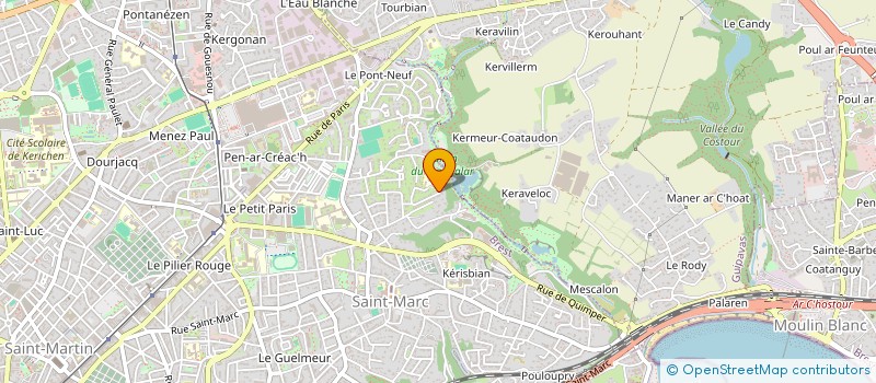 localisation de l'entreprise ELIES ASSOCIE.E.S.  BREST