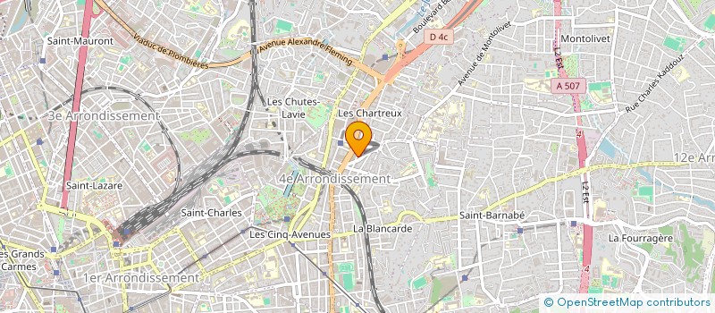 localisation de l'entreprise ELIES LIBRE SERVICE à MARSEILLE