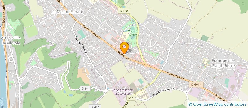 localisation de l'entreprise ELIETOUR à FRANQUEVILLE-SAINT-PIERRE