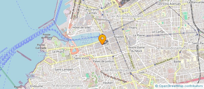 localisation de l'entreprise ELIEZ SAS à MARSEILLE