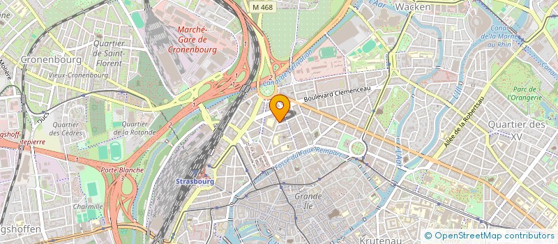 localisation de l'entreprise ELIEZER à STRASBOURG