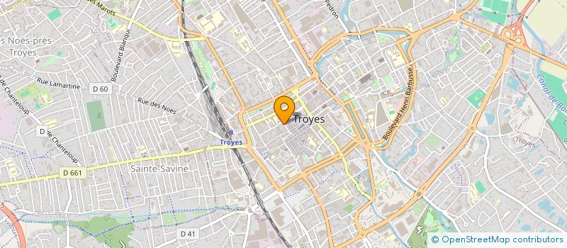 localisation de l'entreprise ELIF  TROYES