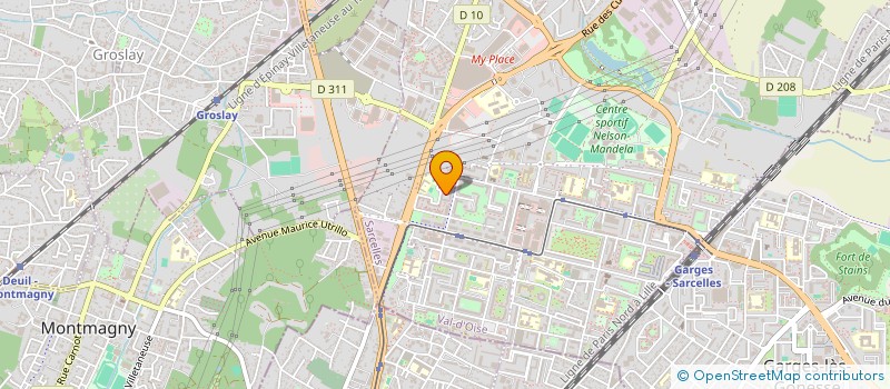 localisation de l'entreprise ELIF & YAMAN  SARCELLES