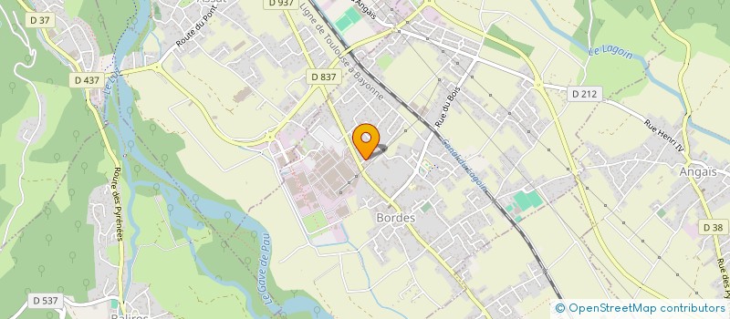 localisation de l'entreprise ELIFLO  BORDES