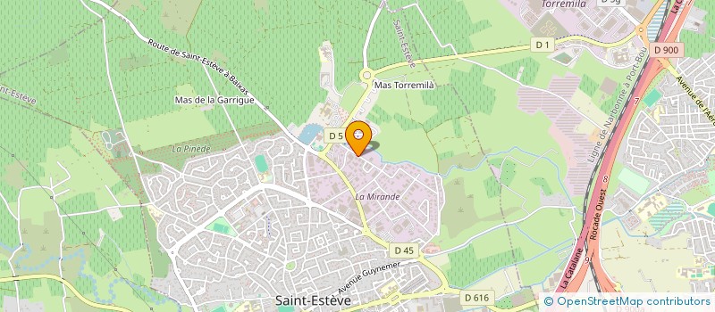 localisation de l'entreprise ELIFLO  SAINT-ESTEVE