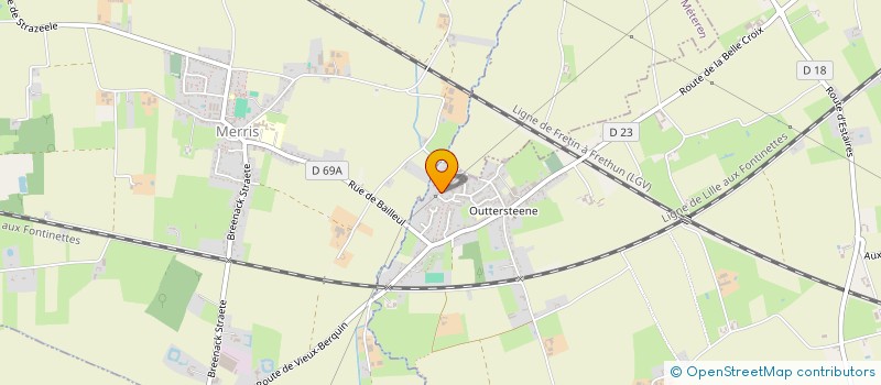 localisation de l'entreprise ELIFLOW à BAILLEUL