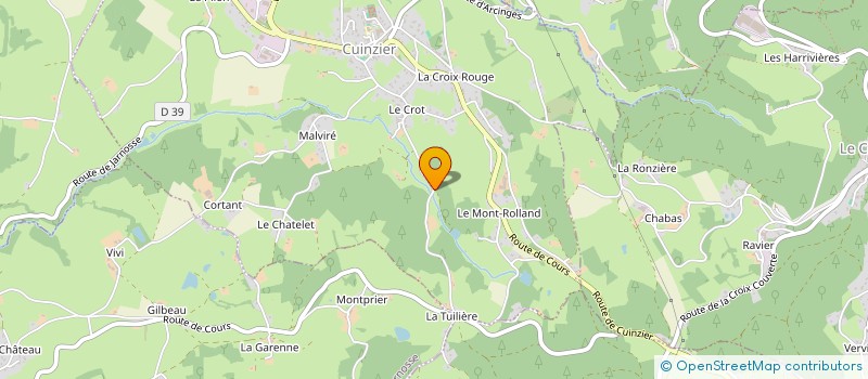localisation de l'entreprise ELIFORT GESTION, SURETE ET SECURITE à CUINZIER