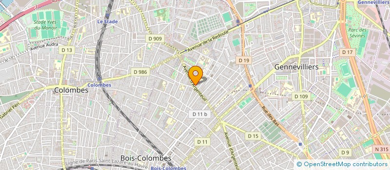 localisation de l'entreprise ELIG à ASNIERES-SUR-SEINE