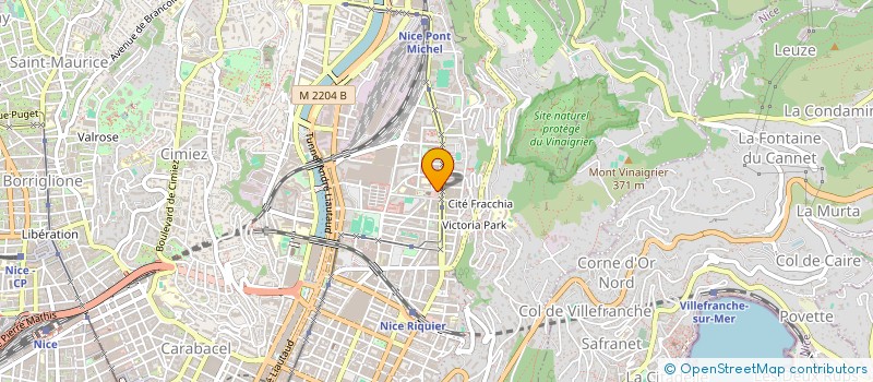 localisation de l'entreprise ELIGE à NICE