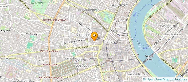 localisation de l'entreprise ELIGE PRESTATIONS  BORDEAUX