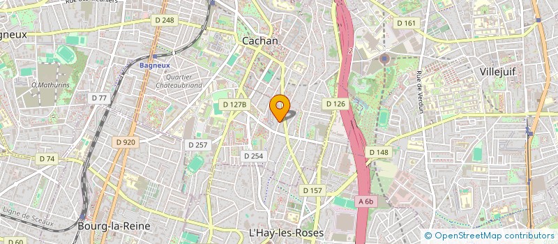 localisation de l'entreprise ELIGEO  CACHAN