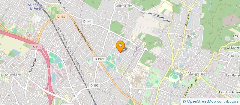 localisation de l'entreprise ELIGIS à SAINT-PRIX