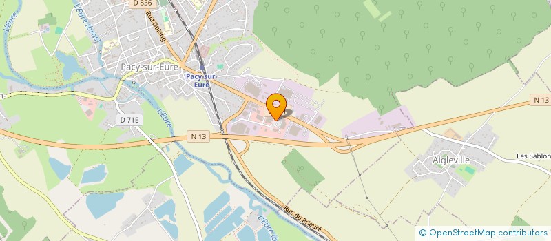 localisation de l'entreprise ELIGO  PACY-SUR-EURE