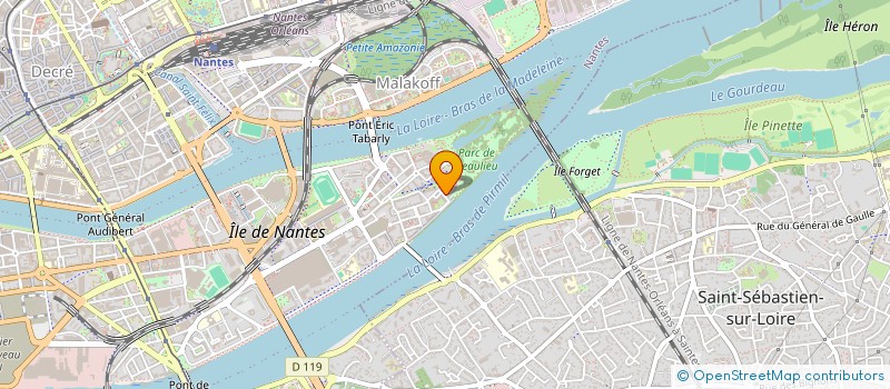 localisation de l'entreprise ELIGO à NANTES