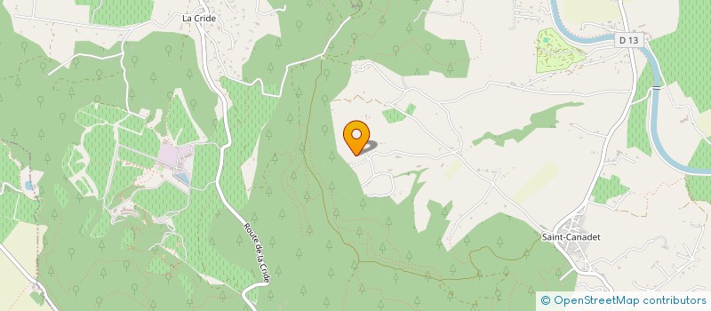 localisation de l'entreprise ELIGO DEVELOPPEMENT  LE PUY-SAINTE-REPARADE