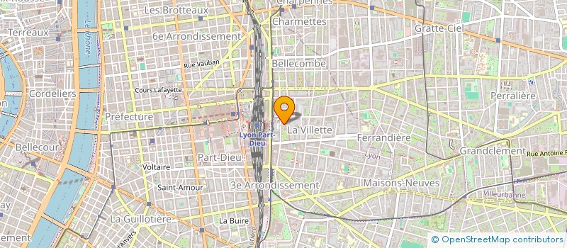 localisation de l'entreprise ELIGREEN ENR  LYON