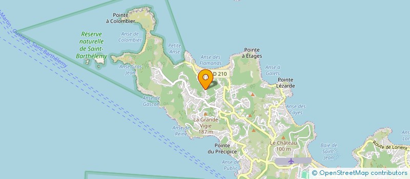 localisation de l'entreprise ELIHA à SAINT-BARTHELEMY