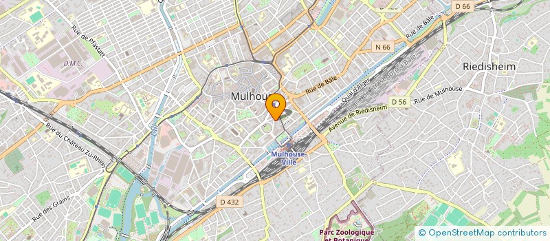 localisation de l'entreprise ELIHAN  MULHOUSE