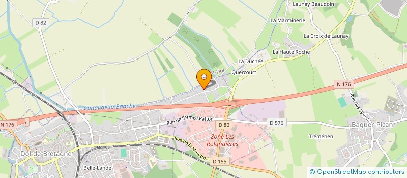 localisation de l'entreprise ELIHB  BAGUER-PICAN