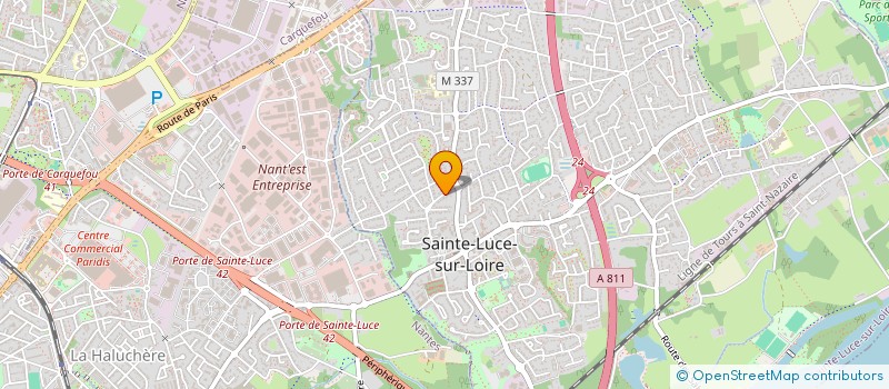 localisation de l'entreprise ELIJA  SAINTE-LUCE-SUR-LOIRE