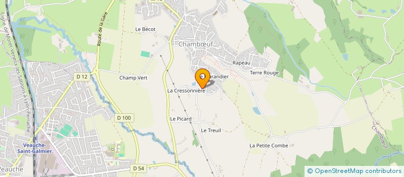 localisation de l'entreprise ELIJAC  SAINT-GALMIER