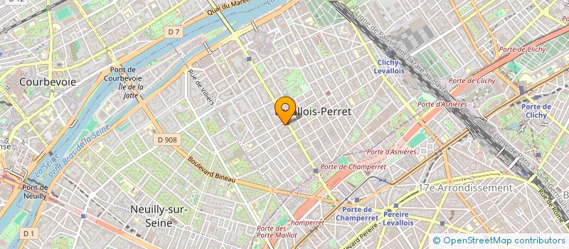 localisation de l'entreprise ELIJACK à LEVALLOIS-PERRET