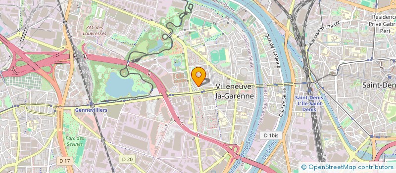 localisation de l'entreprise ELIJAH WORSHIP  VILLENEUVE-LA-GARENNE