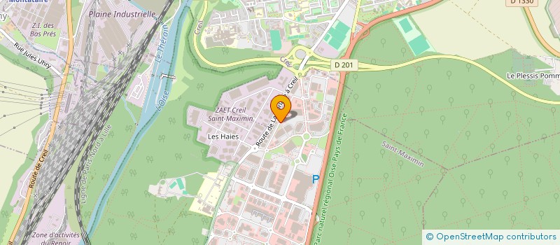 localisation de l'entreprise ELIJAN à SAINT-MAXIMIN