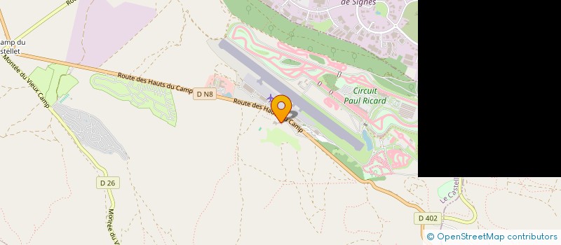 localisation de l'entreprise ELIJO SWING  LE CASTELLET