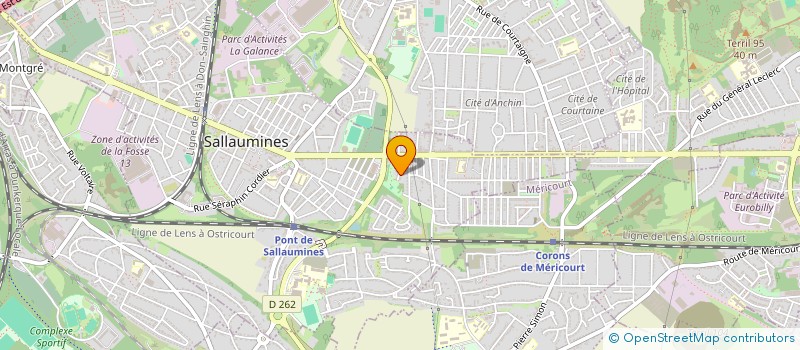 localisation de l'entreprise ELIJU  SALLAUMINES