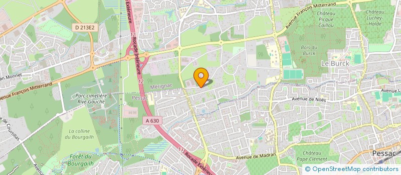 localisation de l'entreprise ELIKA STORE  MERIGNAC