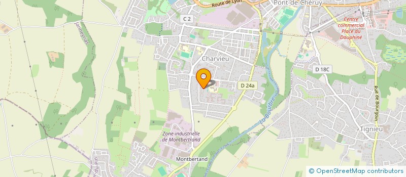 localisation de l'entreprise ELIKAM  TIGNIEU-JAMEYZIEU