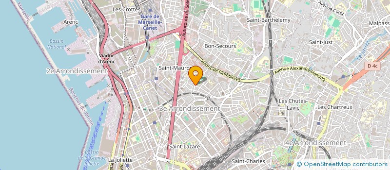 localisation de l'entreprise ELIKE EAT à MARSEILLE