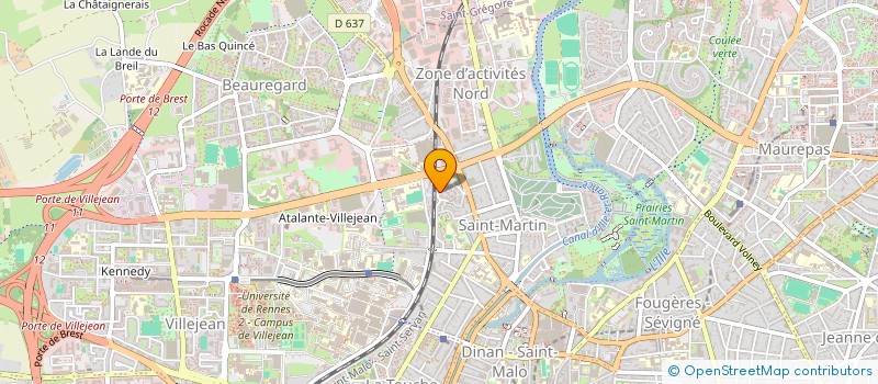 localisation de l'entreprise ELIKIA  RENNES