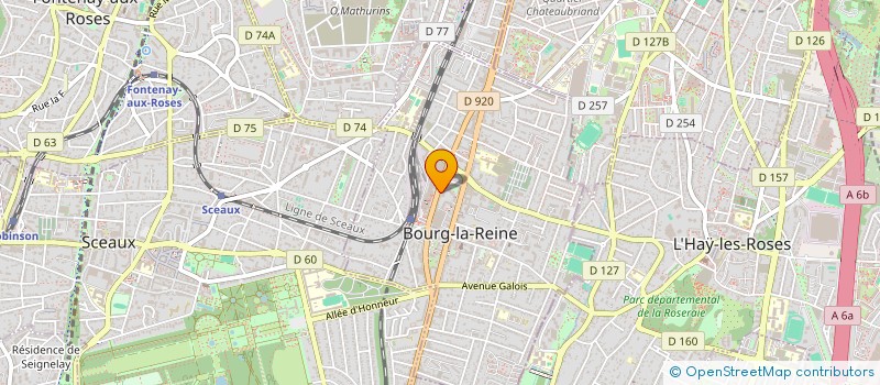 localisation de l'entreprise ELIKSOFT à BOURG-LA-REINE