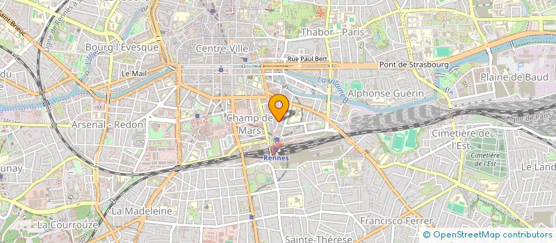 localisation de l'entreprise ELIKYA à RENNES