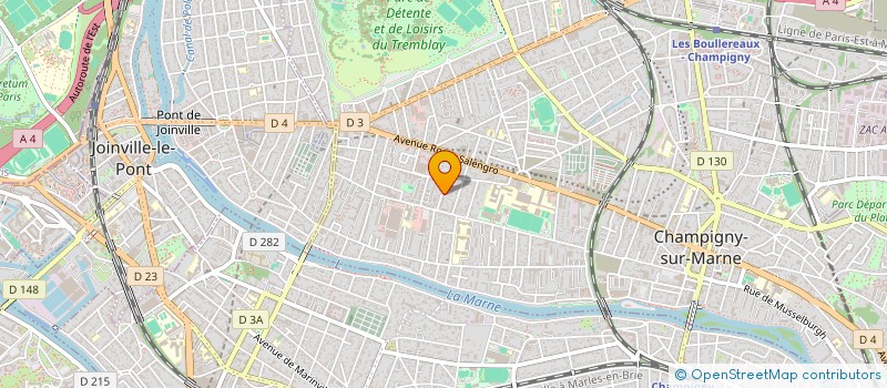 localisation de l'entreprise ELIKYR à CHAMPIGNY-SUR-MARNE