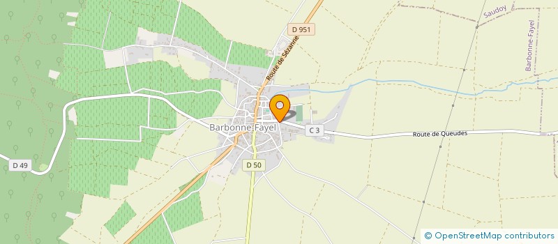 localisation de l'entreprise ELILEO METAL PROD  BARBONNE-FAYEL