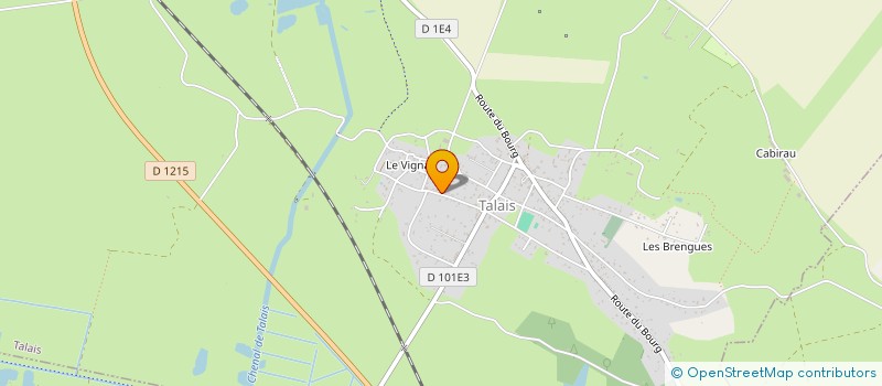 localisation de l'entreprise ELILEOME  TALAIS