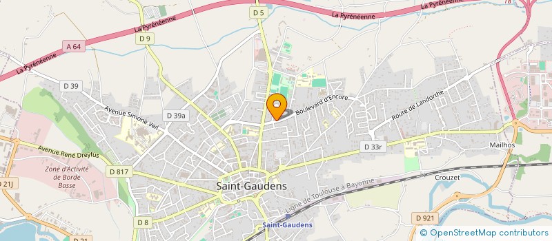 localisation de l'entreprise ELILO  SAINT-GAUDENS