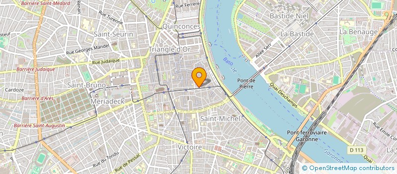 localisation de l'entreprise ELILOR ENTRETIEN à BORDEAUX