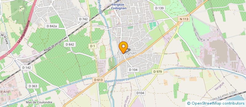 localisation de l'entreprise ELILOU  CODOGNAN