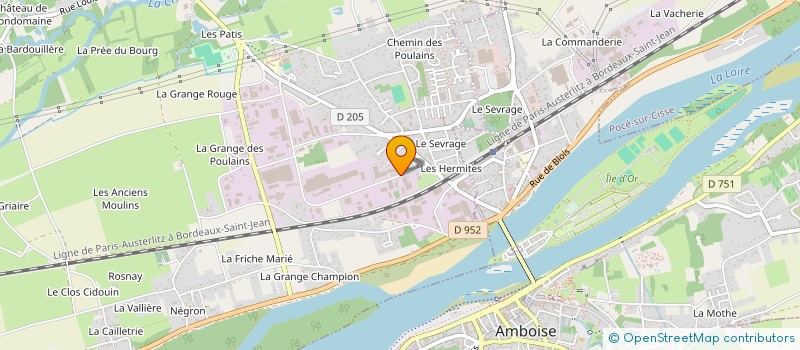 localisation de l'entreprise ELIM  NAZELLES-NEGRON