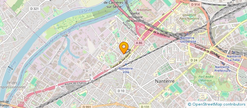 localisation de l'entreprise ELIMAJIL  NANTERRE