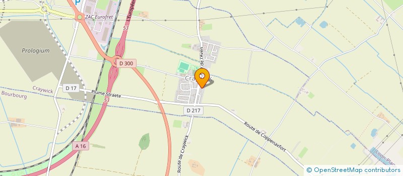 localisation de l'entreprise ELIMAR  CRAYWICK