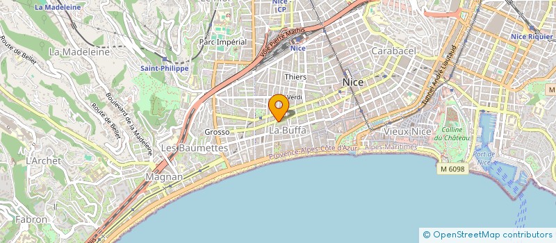 localisation de l'entreprise ELIMARIE  NICE