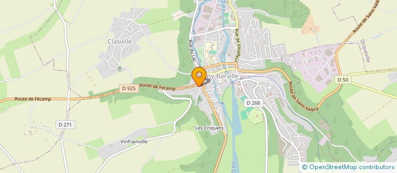 localisation de l'entreprise ELIMAS  CANY-BARVILLE