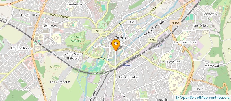 localisation de l'entreprise ELIMAT à DREUX